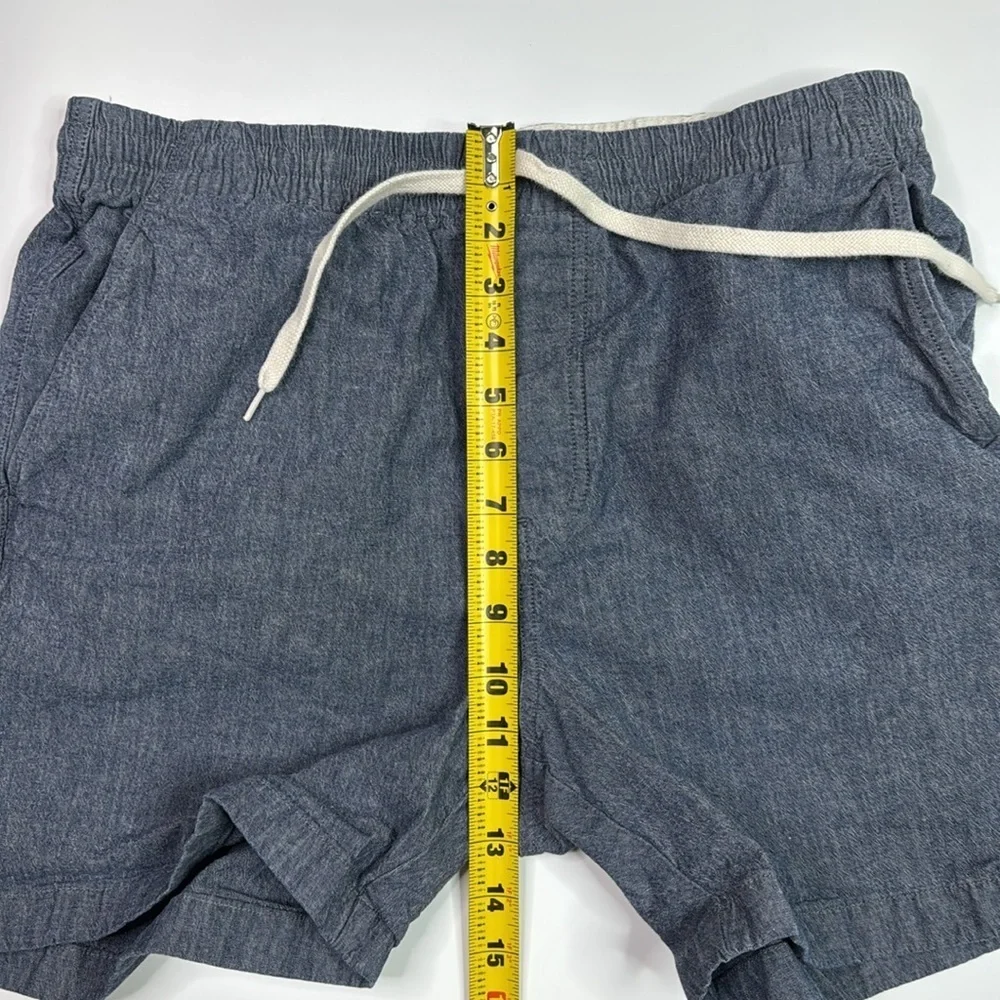 J. Crew Blue Stretch Drawstring Waist Shorts Size Large